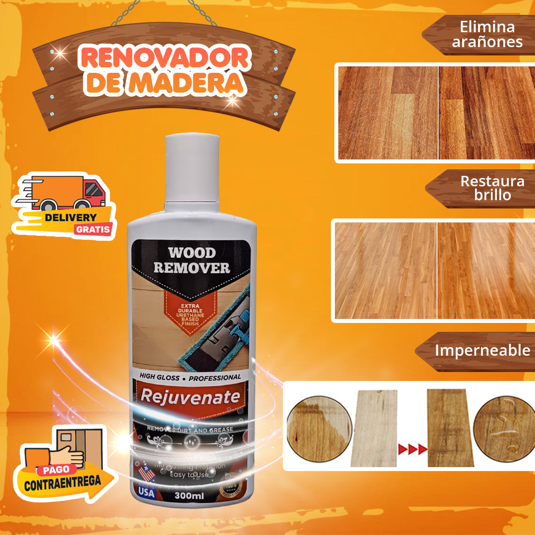 WOOD REMOVER-RENOVADOR Y ABRILLANTADOR DE MADERA